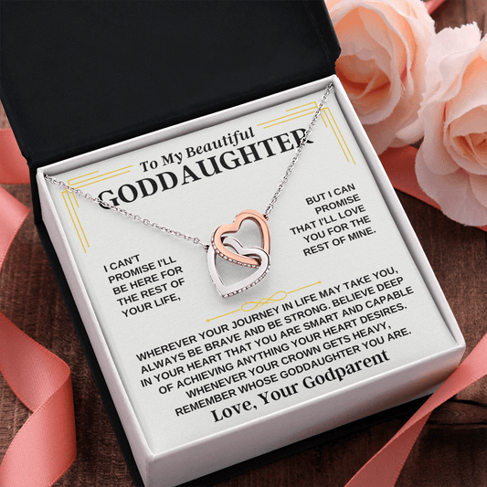 Jewelry To My Goddaughter - Personalized Beautiful Gift Set - SS117GD