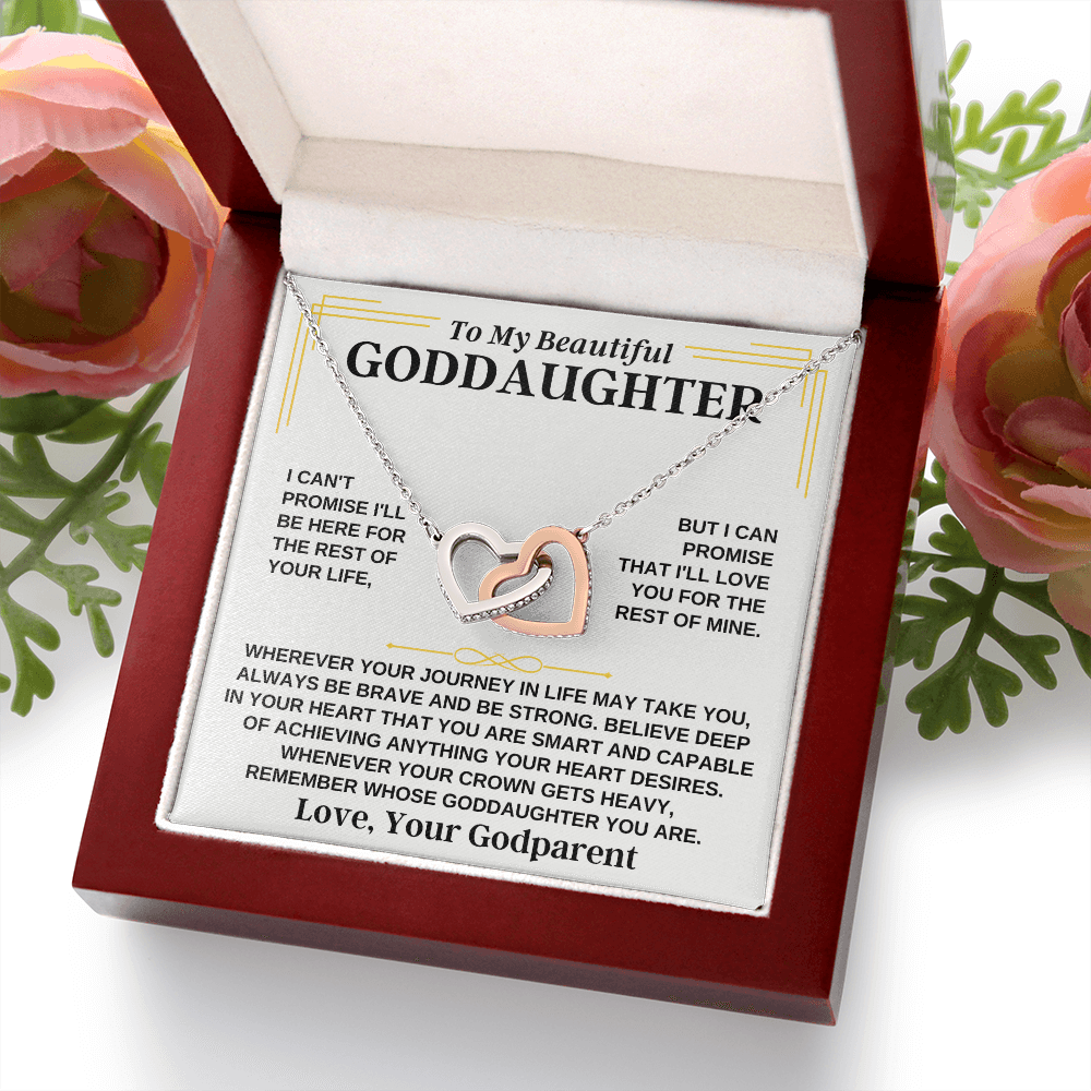 Jewelry To My Goddaughter - Personalized Beautiful Gift Set - SS117GD