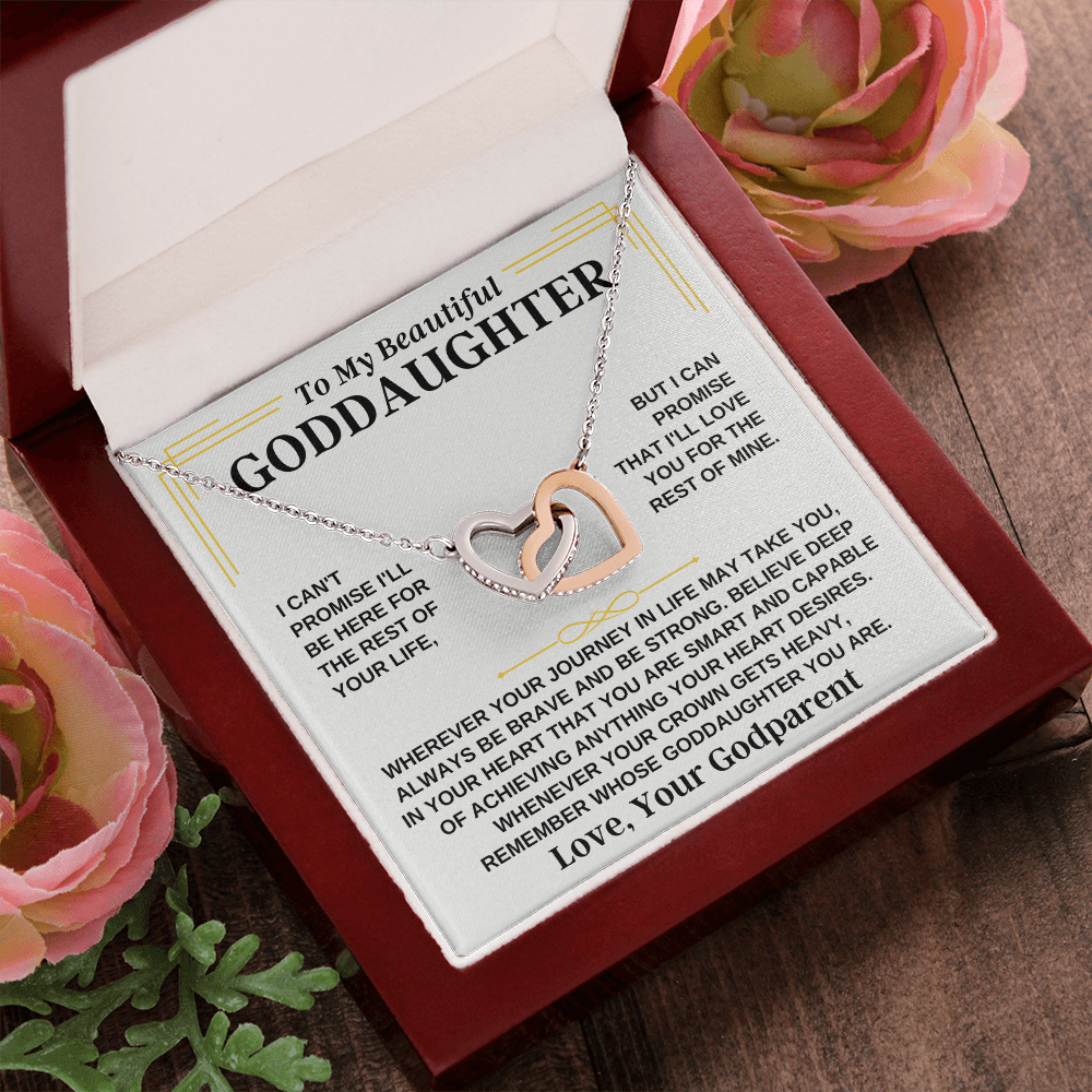 Jewelry To My Goddaughter - Personalized Beautiful Gift Set - SS117GD