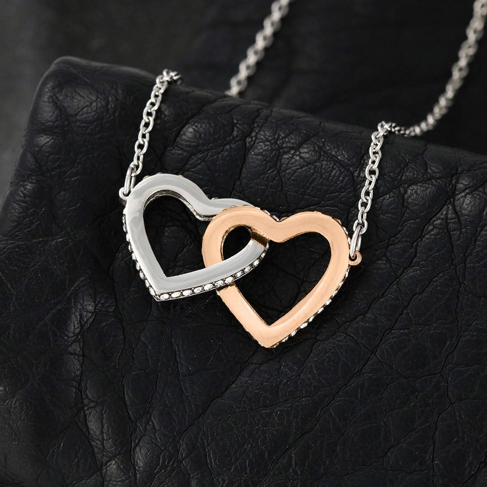 Jewelry To My Granddaughter - From Grandma - Interlocked Hearts Gift Set - SS105
