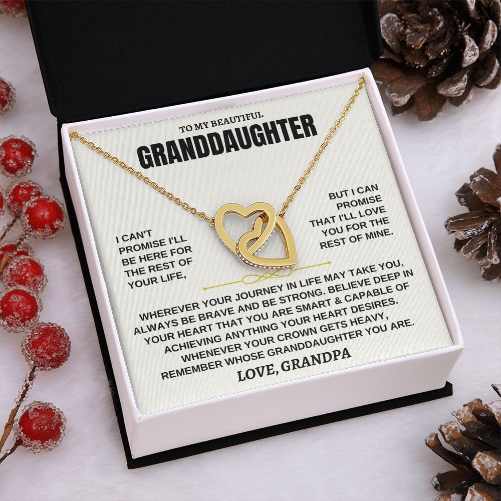 Jewelry To My Granddaughter - Interlocked Hearts Gift Set - SS117