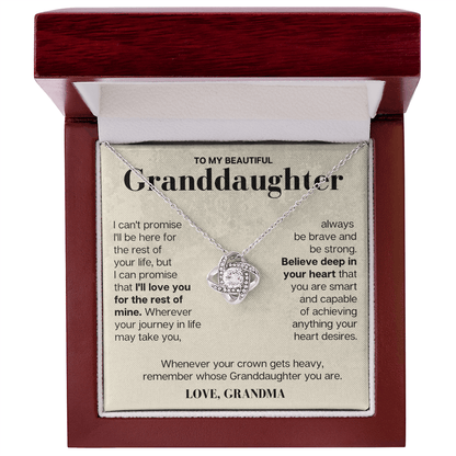 Jewelry To My Granddaughter - Love Grandma - Beautiful Gift Set - SS117V9-G