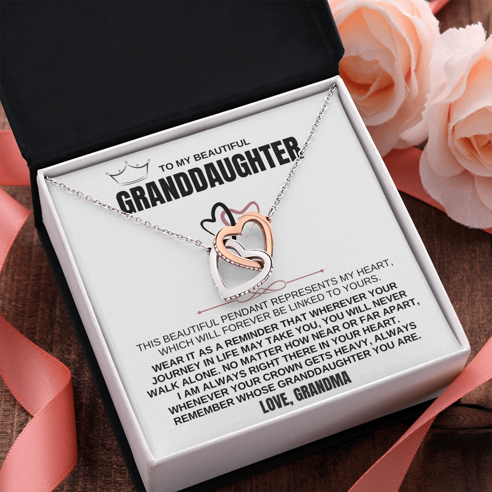 Jewelry To My Granddaughter - Love Grandma - Beautiful Gift Set - SS132