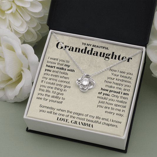 Jewelry To My Granddaughter - Love Grandma - Beautiful Gift Set - SS145G