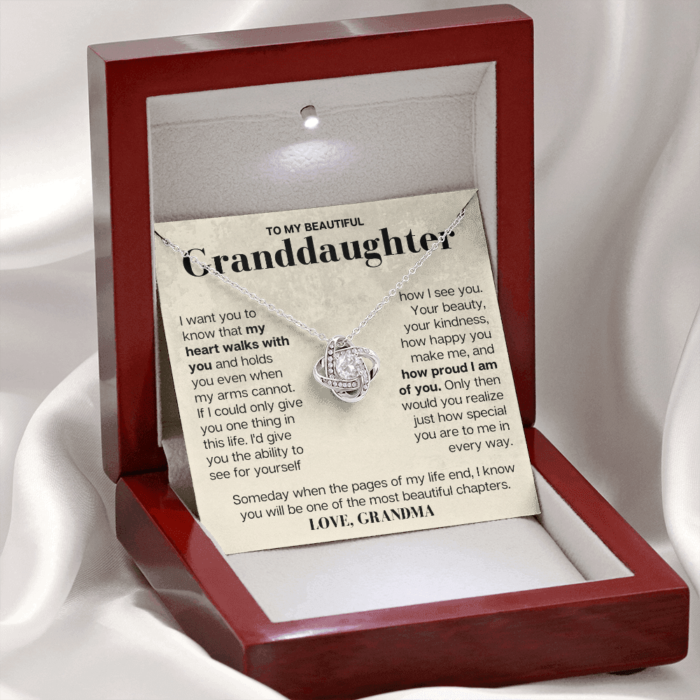 Jewelry To My Granddaughter - Love Grandma - Beautiful Gift Set - SS145G