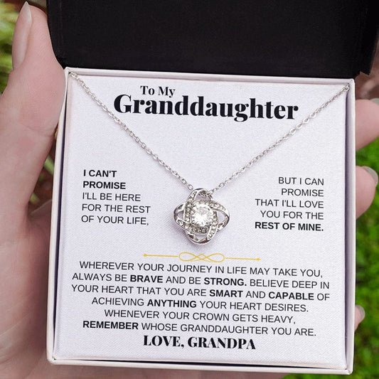 Jewelry To My Granddaughter - Love, Grandpa - Beautiful Gift Set - SS117LK2