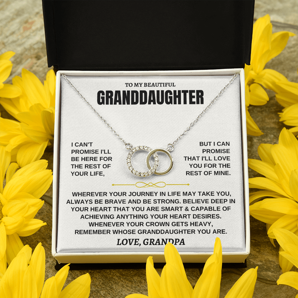 Jewelry To My Granddaughter - Love Grandpa - Beautiful Gift Set - SS117PP