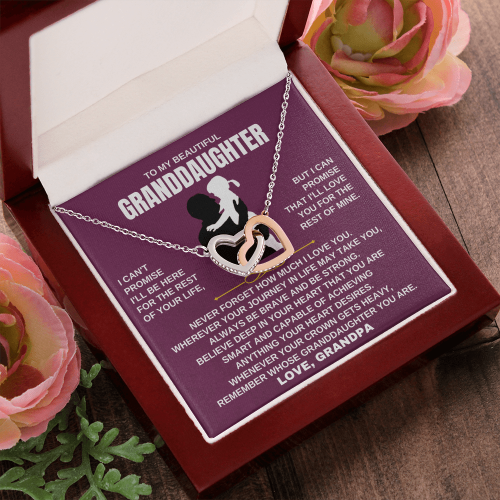 Jewelry To My Granddaughter - Love Grandpa - Beautiful Gift Set - SS117V5