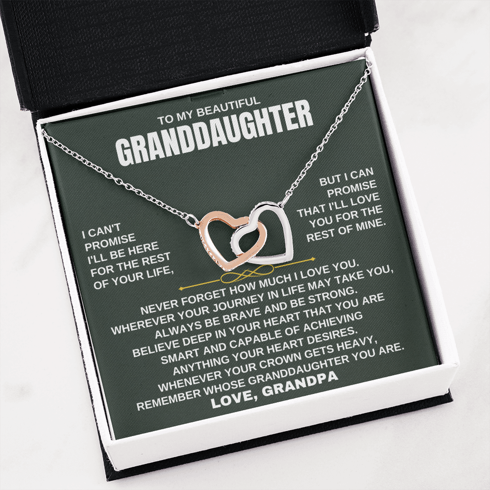 Jewelry To My Granddaughter - Love Grandpa - Beautiful Gift Set - SS117V6