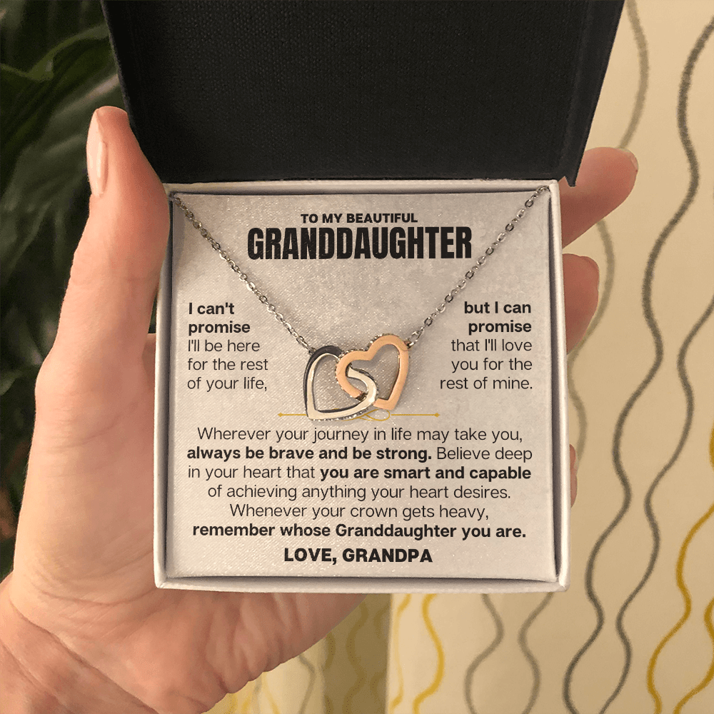 Jewelry ❤️ To My Granddaughter - Love Grandpa - Beautiful Gift Set - SS117V7