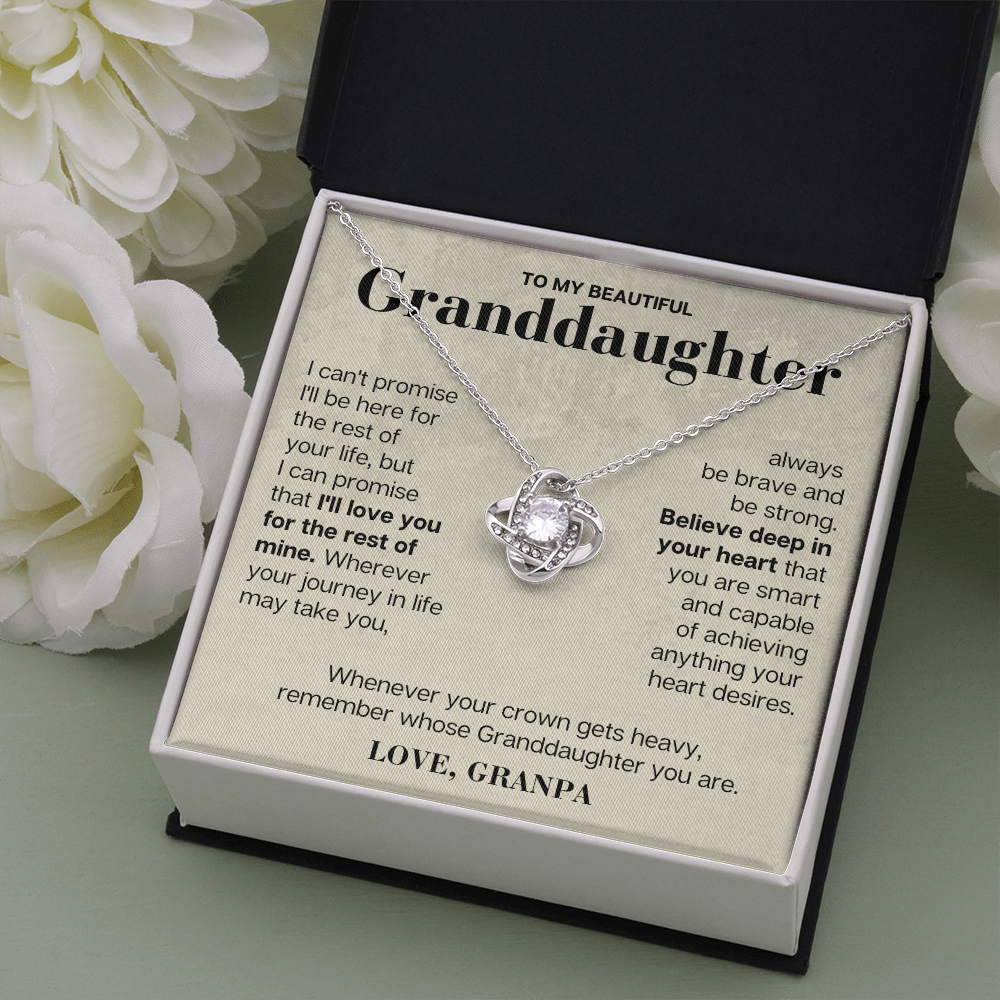Jewelry To My Granddaughter - Love Grandpa - Beautiful Gift Set - SS117V9