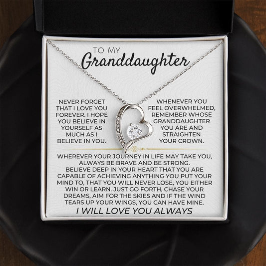 Jewelry To My Granddaughter - Necklace Gift Set - SS365