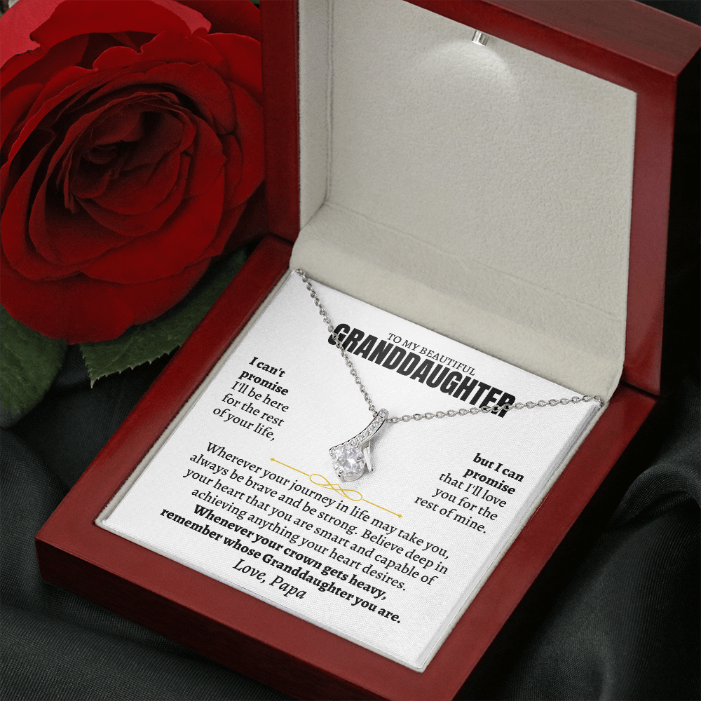 Jewelry To My Granddaughter - Personalized Beautiful Gift Set - SS117-LK