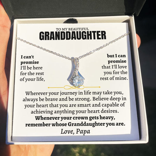Jewelry To My Granddaughter - Personalized Beautiful Gift Set - SS117-LK