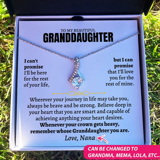 Jewelry To My Granddaughter - Personalized Beautiful Gift Set - SS117-LK