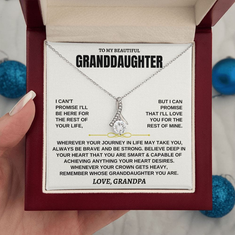 Jewelry To My Granddaughter - Personalized Beautiful Gift Set - SS117AB