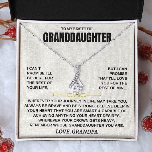 Jewelry To My Granddaughter - Personalized Beautiful Gift Set - SS117AB