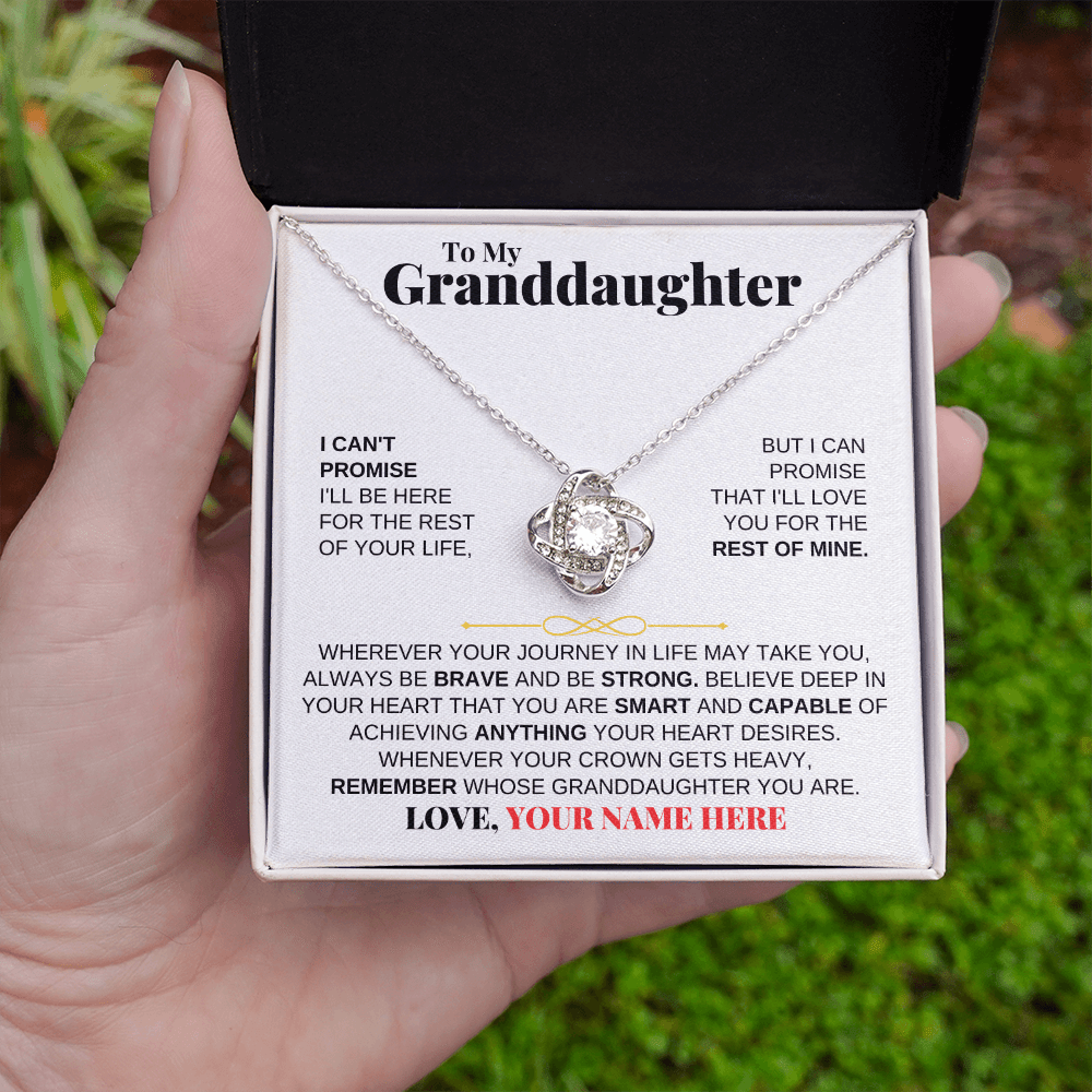 Jewelry To My Granddaughter - Personalized Beautiful Gift Set - SS117LK2