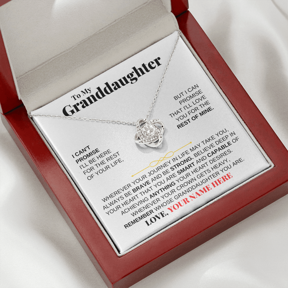 Jewelry To My Granddaughter - Personalized Beautiful Gift Set - SS117LK2