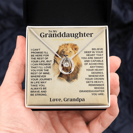 Jewelry To My Granddaughter - Personalized Beautiful Gift Set - SS117LNGP