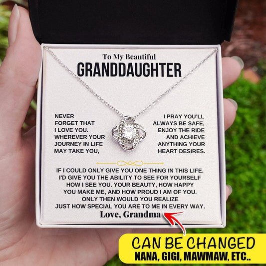 Jewelry To My Granddaughter - Personalized - Beautiful Gift Set - SS237