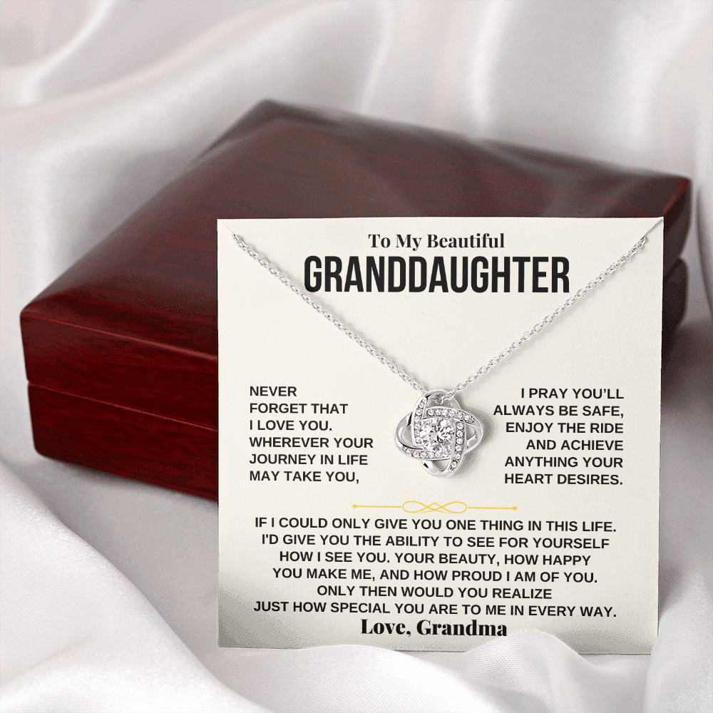 Jewelry To My Granddaughter - Personalized - Beautiful Gift Set - SS237