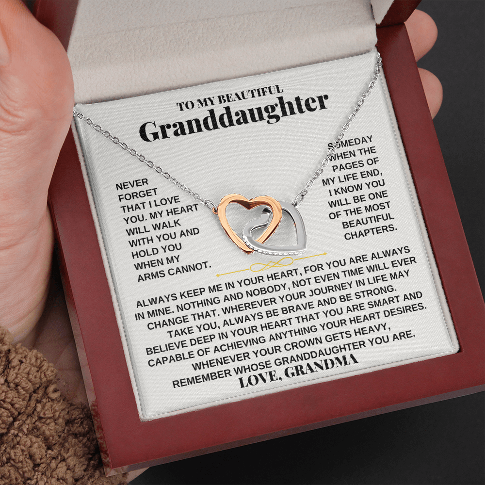 Jewelry To My Granddaughter - Personalized Beautiful Gift Set - SS254