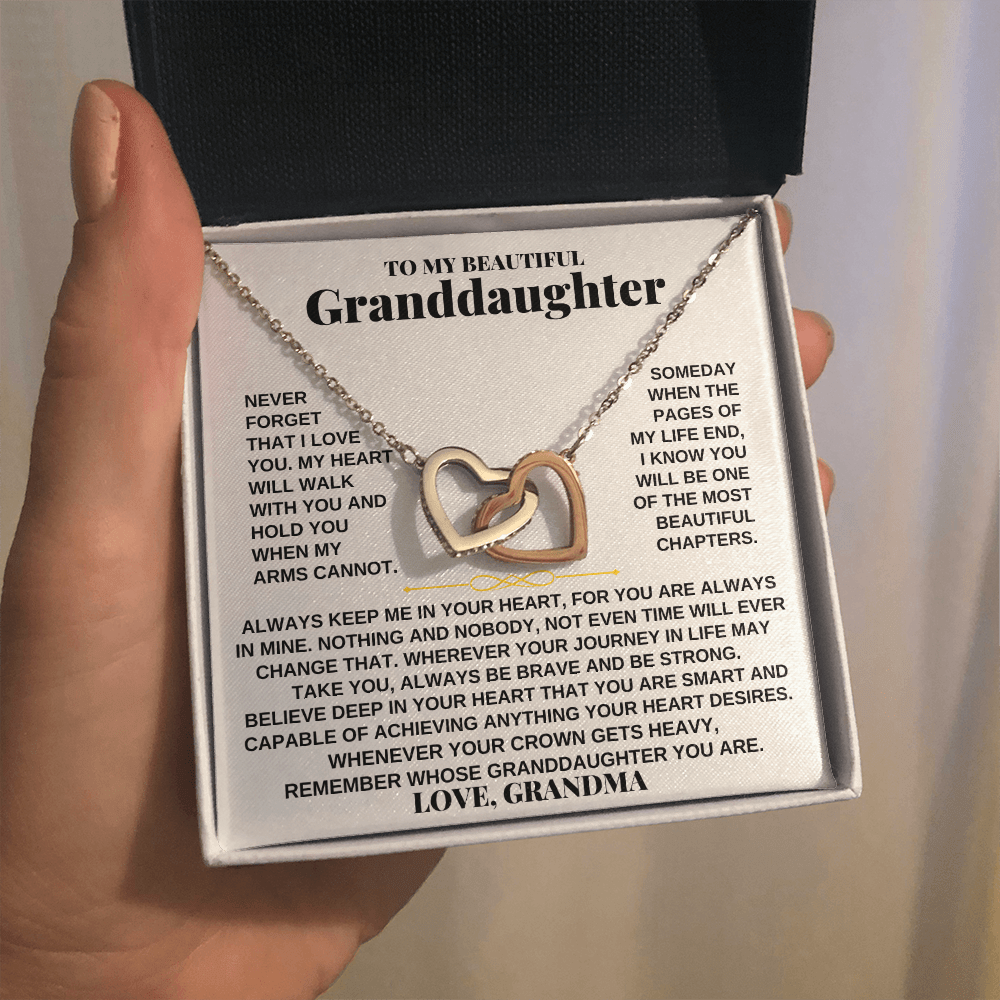 Jewelry To My Granddaughter - Personalized Beautiful Gift Set - SS254