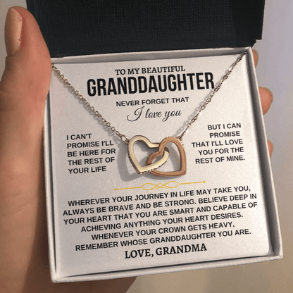 Jewelry To My Granddaughter - Personalized Beautiful Gift Set - SS261