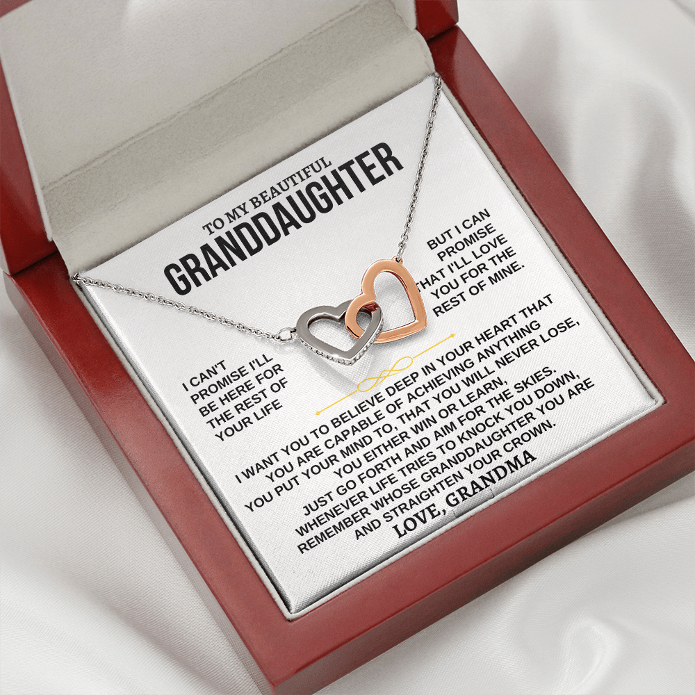Jewelry To My Granddaughter - Personalized Beautiful Gift Set - SS262