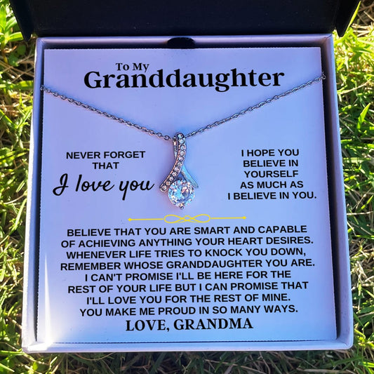 Jewelry To My Granddaughter - Personalized Gift Set - SS268GM