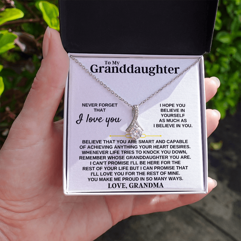 Jewelry To My Granddaughter - Personalized Gift Set - SS268GM