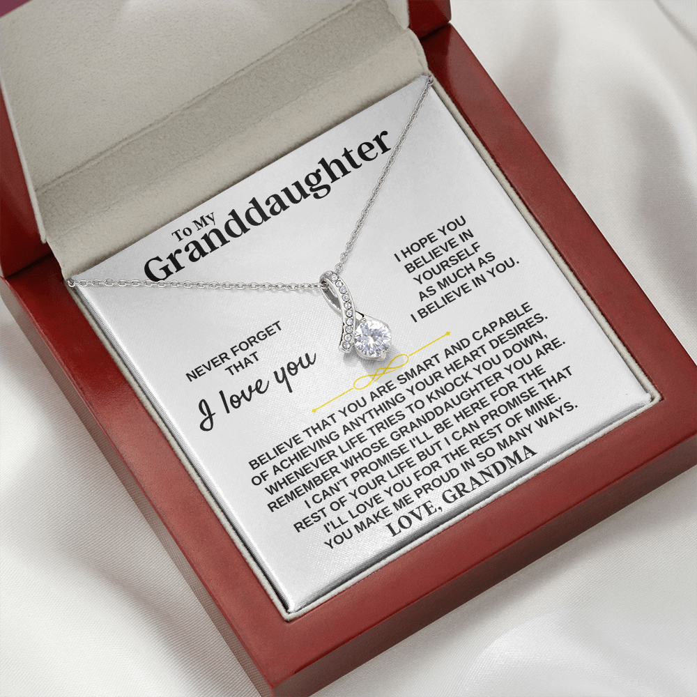 Jewelry To My Granddaughter - Personalized Gift Set - SS268GM