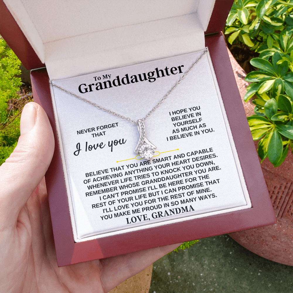 Jewelry To My Granddaughter - Personalized Gift Set - SS268GM