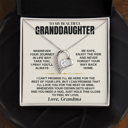Jewelry To My Granddaughter - Personalized Gift Set - SS308G