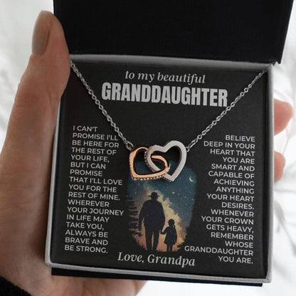 Jewelry To My Granddaughter - Personalized Sign-Off - Beautiful Gift Set - SS117-23