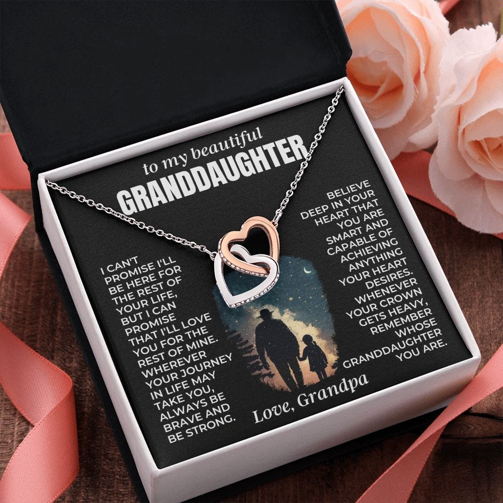 Jewelry To My Granddaughter - Personalized Sign-Off - Beautiful Gift Set - SS117-23