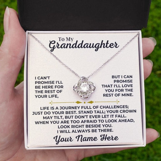 Jewelry To My Granddaughter - Stand Tall - Love Knot Gift Set - SS426V2G