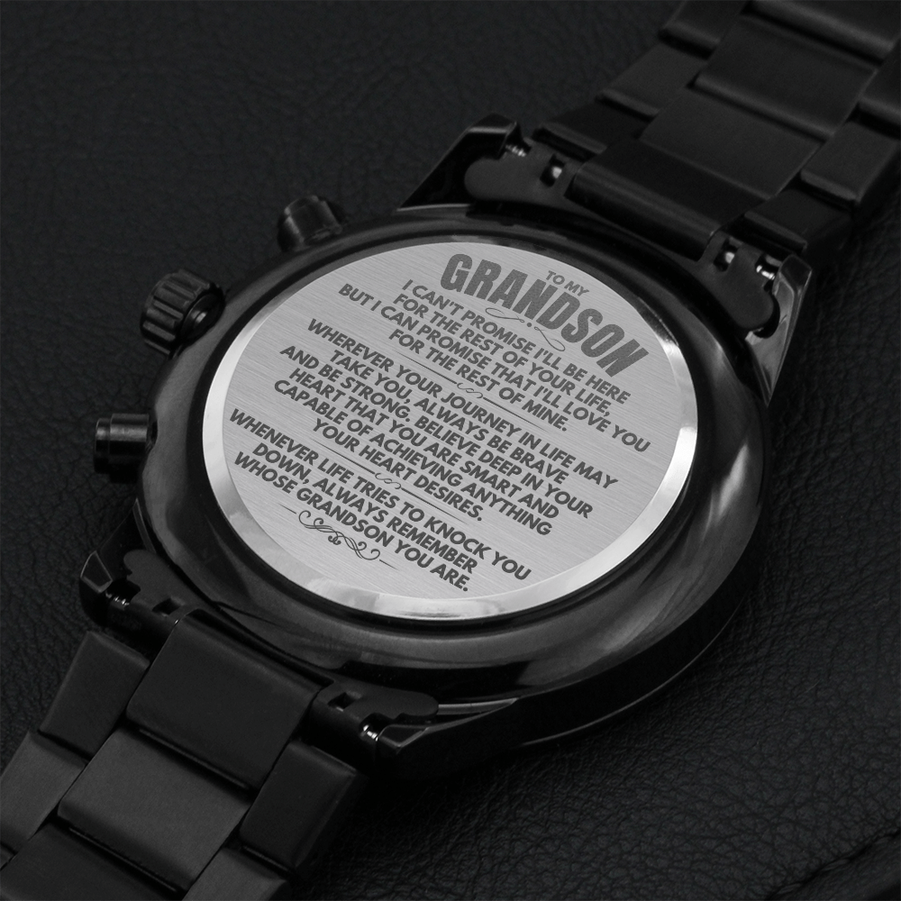 Jewelry To My Grandson - Engraved Premium Watch - SS146V2