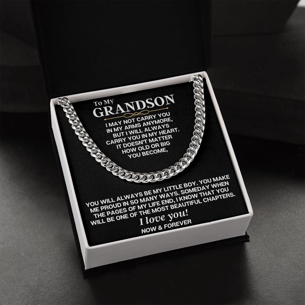 Jewelry To My Grandson - You Make Me Proud - Gift Set - SS270GS