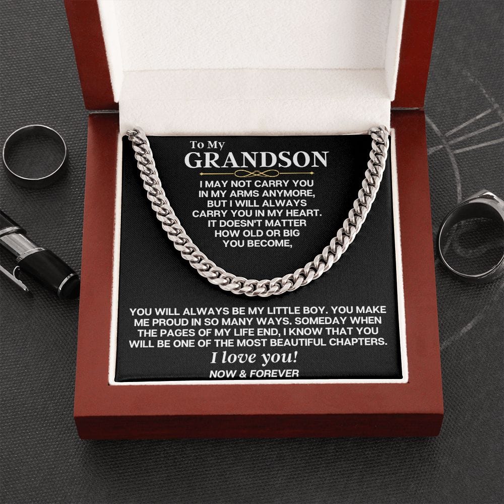 Jewelry To My Grandson - You Make Me Proud - Gift Set - SS270GS