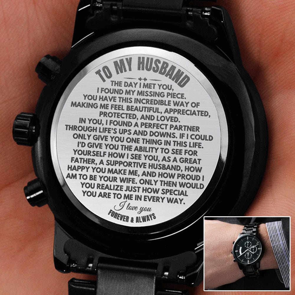 Jewelry To My Husband - Perfect Life Partner - Engraved Premium Watch - SS243