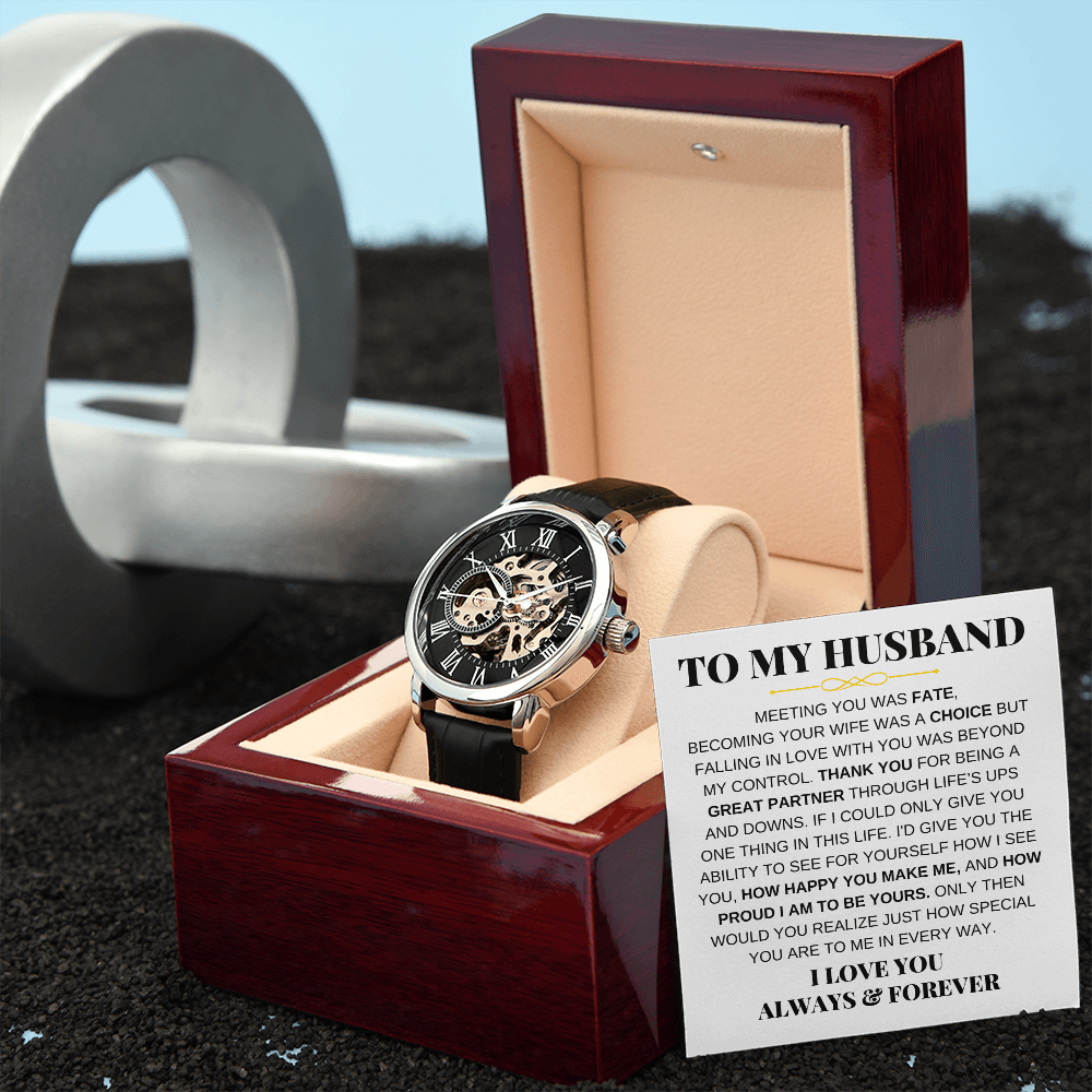 Watch For Man-Gift For Husband-Christmas Gifts – Charm Global