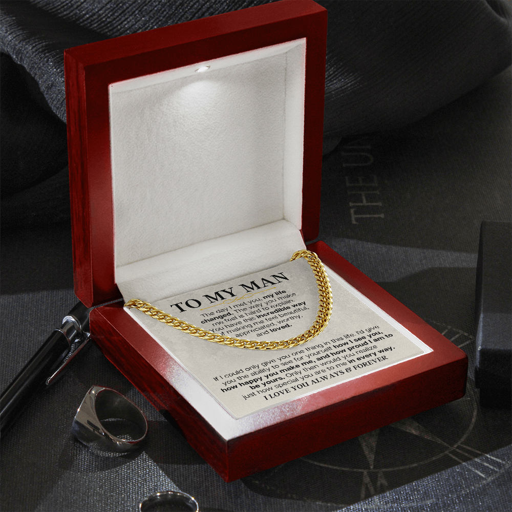 Jewelry To My Man - Cuban Link - Special Gift Set - SS166