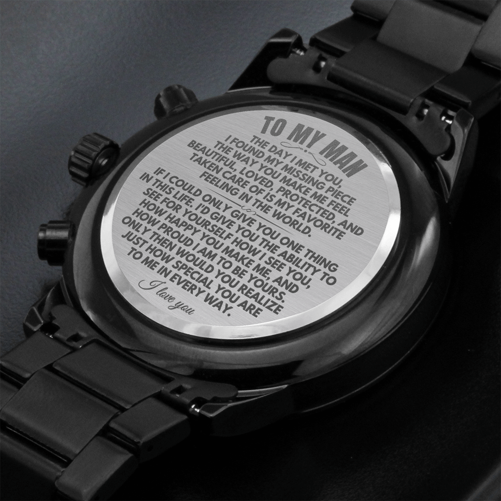 Jewelry To My Man - Engraved Premium Watch - SS165