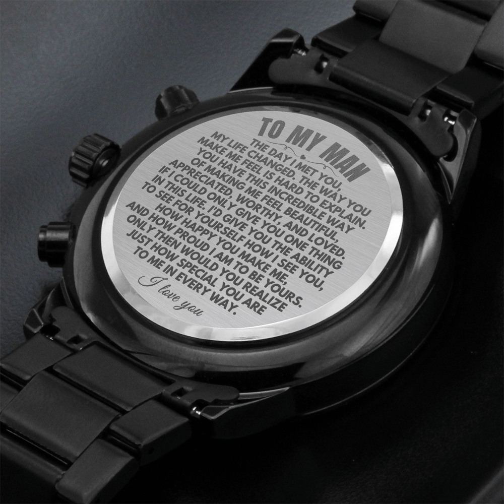 Jewelry To My Man - Engraved Premium Watch - SS166