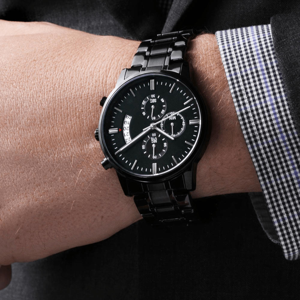 Jewelry To My Man - Luxury Engraved Watch - SS18