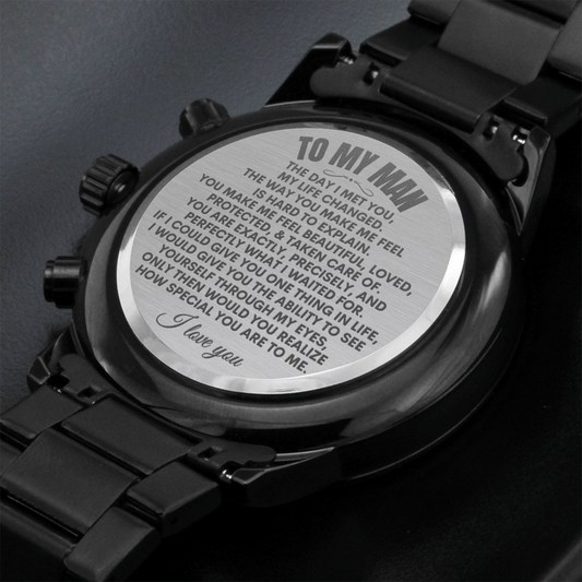 Jewelry To My Man - Luxury Engraved Watch - SS48