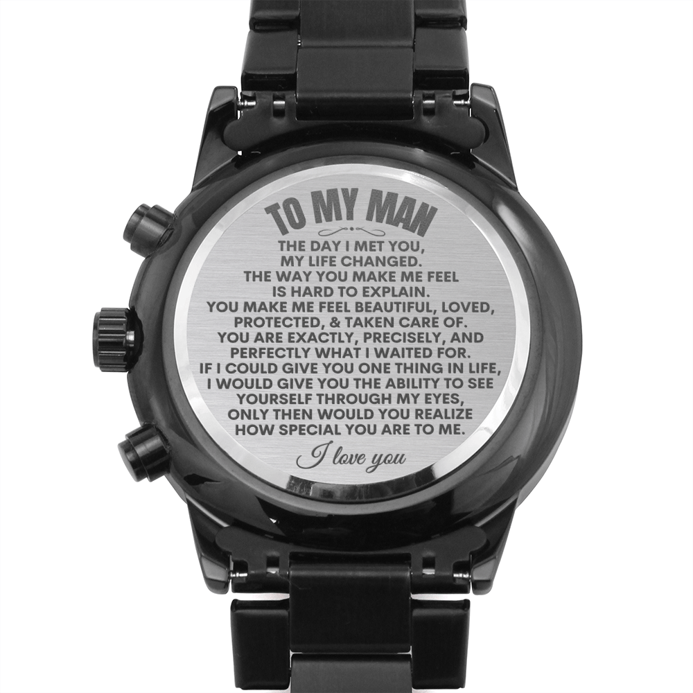 Jewelry To My Man - Luxury Engraved Watch - SS48