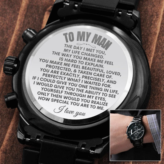 Jewelry To My Man - Luxury Engraved Watch - SS48